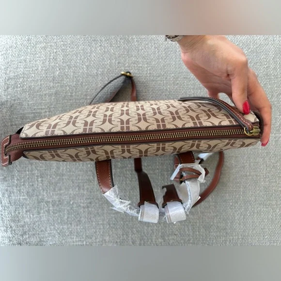 Fossil Elina Convertible Backpack Beige/Brown SHB2976268 brand new with tag - Picture 16 of 16